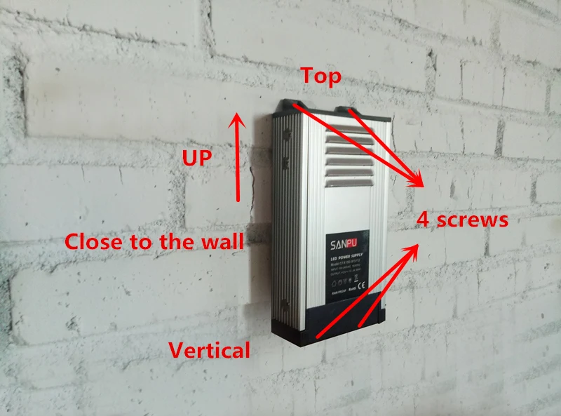 SANPU 24 V Питание блок 400 W непромокаемые IP63 на открытом воздухе без вентилятора постоянного Напряжение 24VDC светодиодный драйвер AC220V для DC24V трансформатор