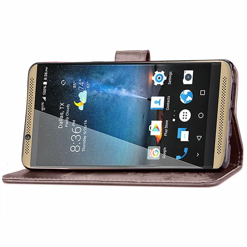 Чехол для телефона ZTE Blade V7 Lite AXON 7 A910 A310 A510 A610 V8 L5 плюс V6 Max L110 флип чехол Кожаный
