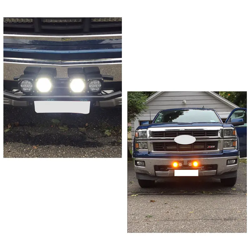 Высококачественный кронштейн крепления для LED Light Bar Bull бампер передний номерной