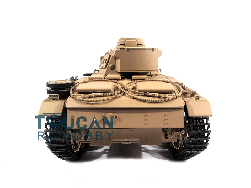 100% Металл Mato 1/16 Panzer III RTR RC Танк инфракрасная отдача ствола желтый 1223 TH00659|rc tank