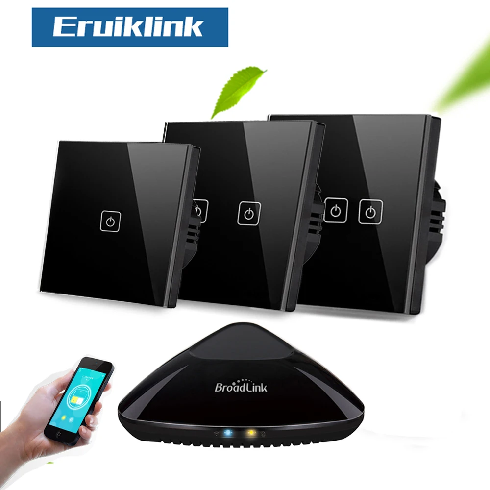 Eruiklink ЕС/Великобритания rf433 переключатель дистанционного управления Умный