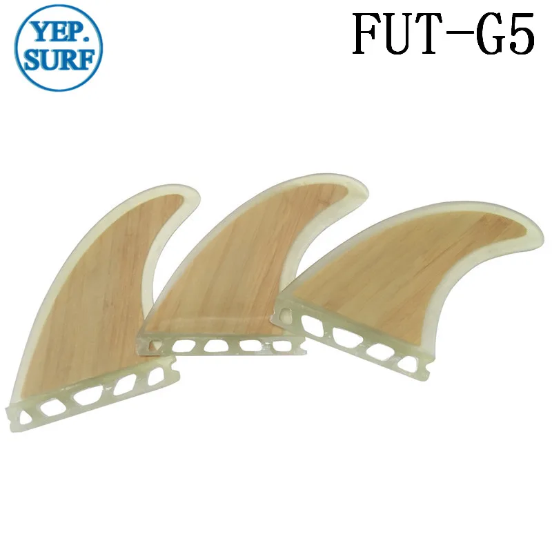 Quilhas Future/FCS G5 прозрачные бамбуковые ласты Бесплатная доставка Future Fin M Размер для