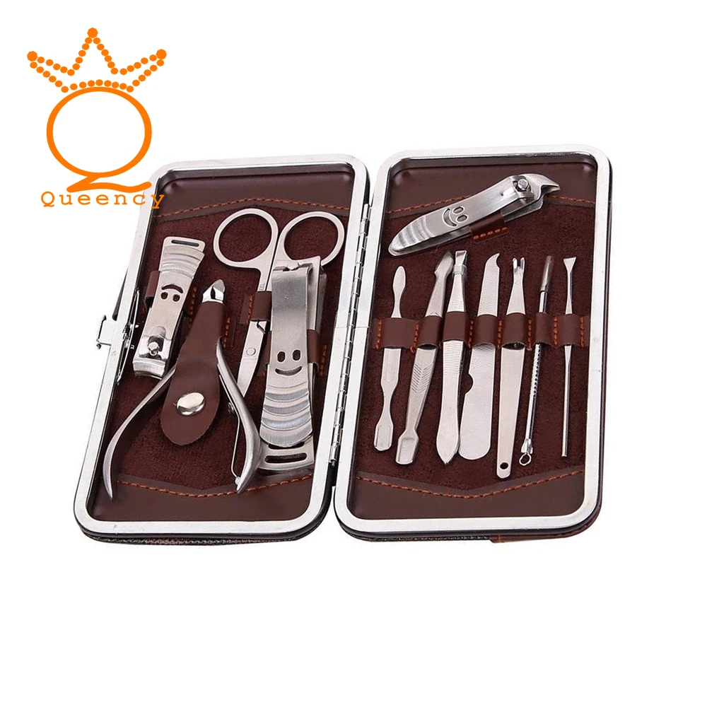 13 шт. один комплект нержавеющей ногтей Комплект Когтерез Нипер резак ножницы