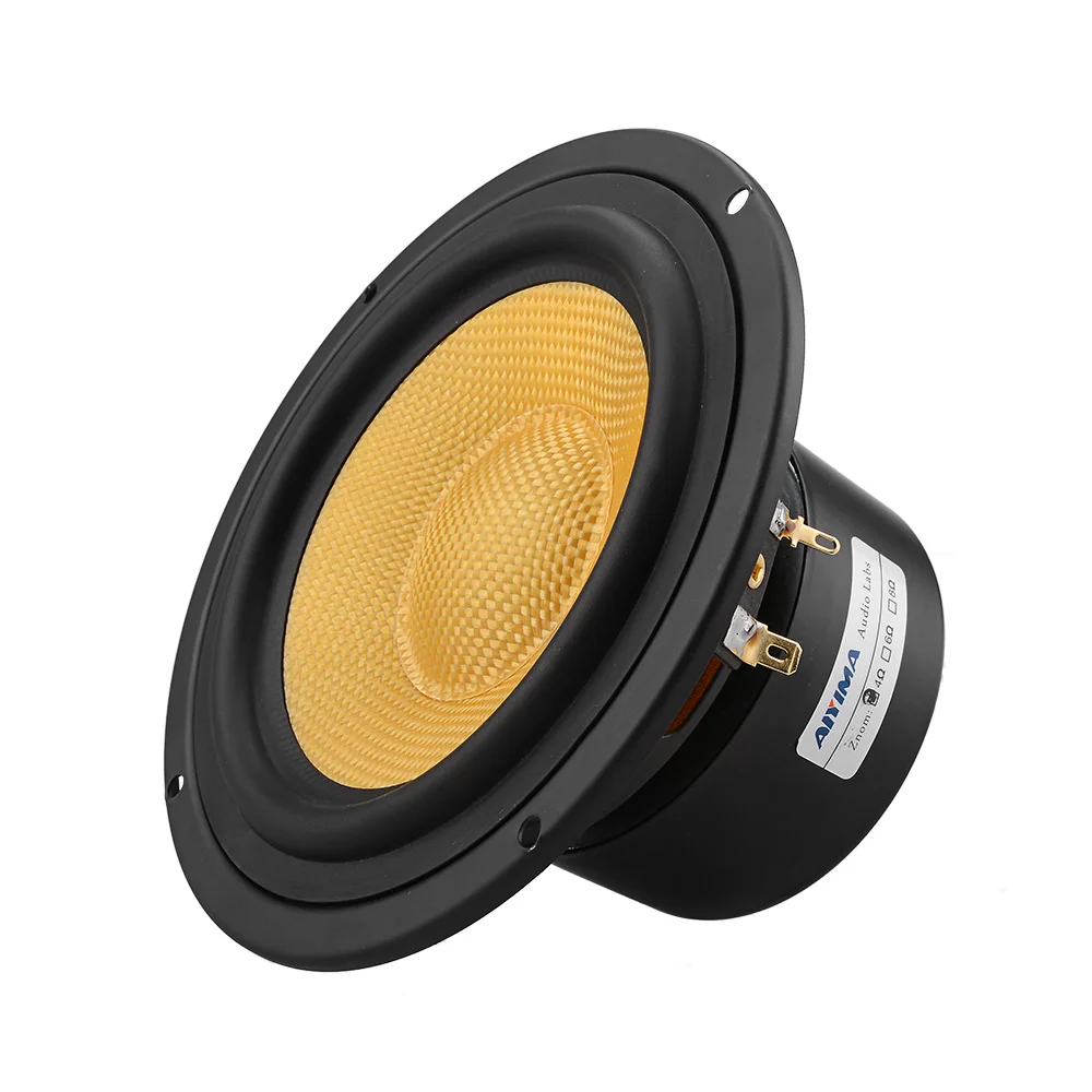

AIYIMA 1Pc 5 Inch Mid Woofer Speaker Column 100W Fiberglass Cone DIY Fever Sound Music Speaker Bass Loudspeaker For Sound System