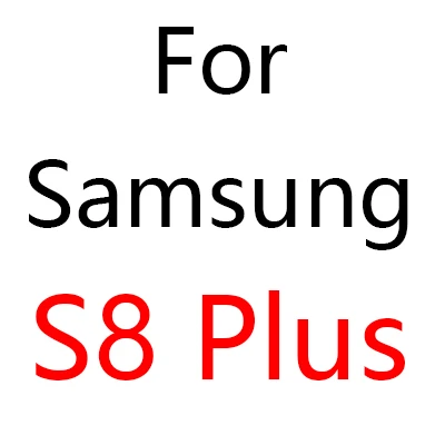For S8 Plus 50 шт./партия BRSUANG 360 градусов полный охват Чехлы для мобильных телефонов Жесткий ПК чехол с экранной пленкой для samsung Note9 S8 A6 J8 A9 A520 - Цвет: For S8 Plus