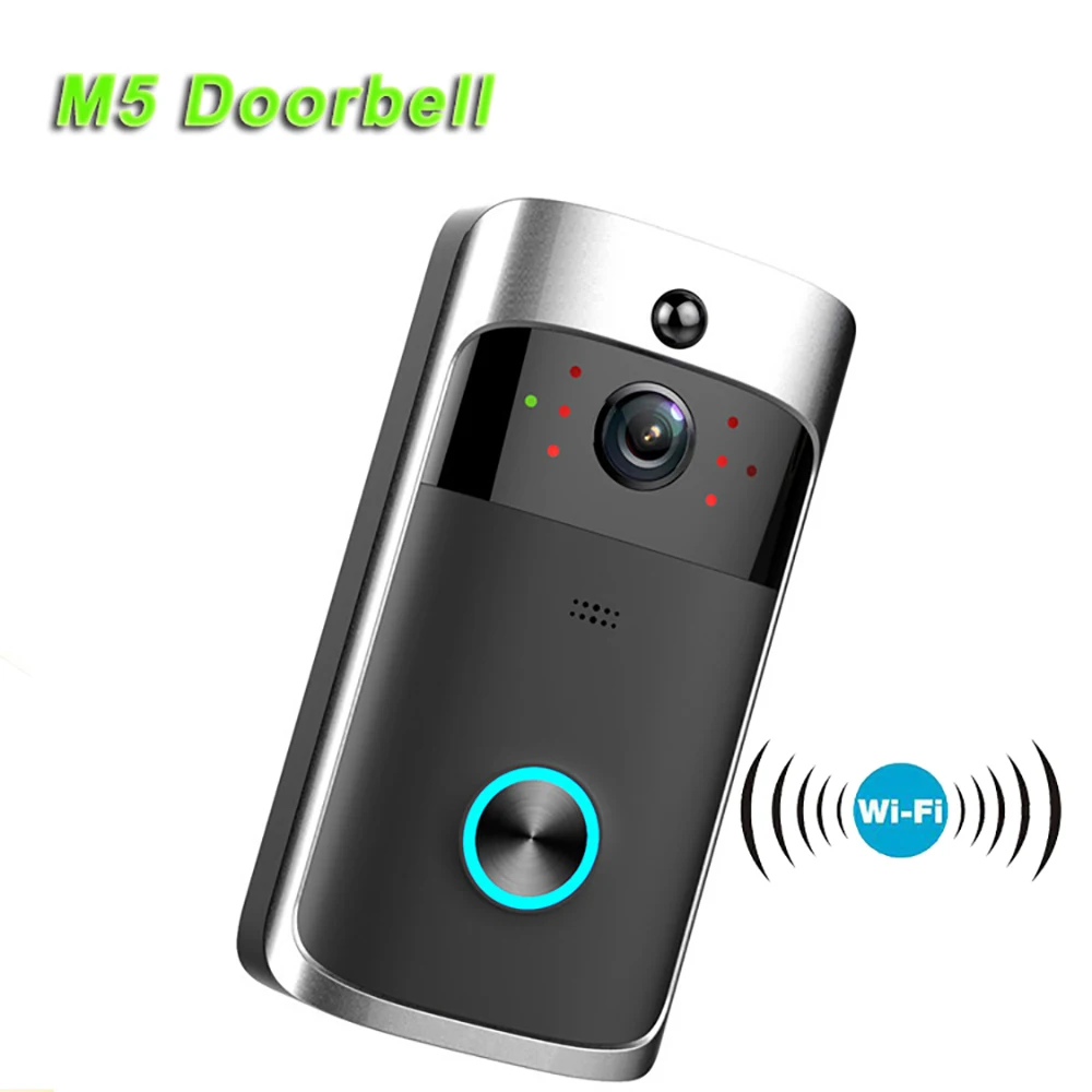 M5 720P беспроводной WiFi видео 1.0MP дверной Звонок камера|Дверной звонок| |