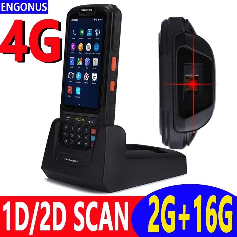 2018 сканер штрих-кода Nfc Android5.1 2d штрих-код RFID КПК 4g сеть портативное устройство