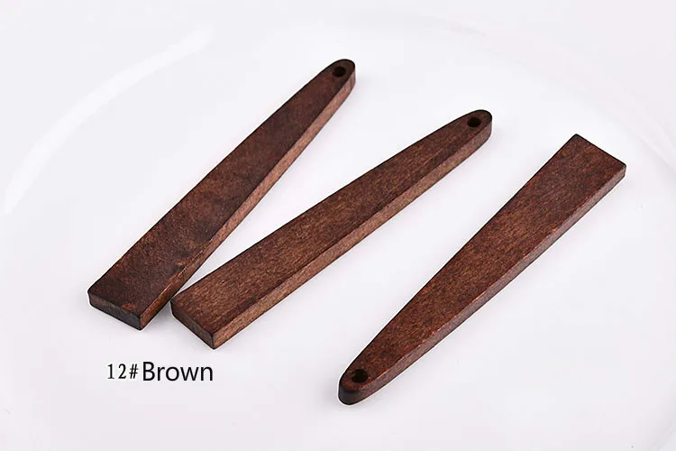 Серьги ручной работы из цельного дерева аксессуары деревянное ожерелье