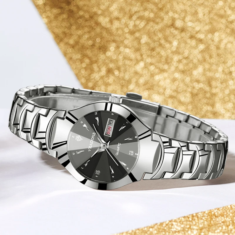 Вольфрамовой стали наручные часы класса люкс Лучшие Брендовые женские