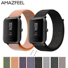 Нейлоновый ремешок AMAZFEEL для наручных часов Amazfit, цветные нейлоновые тканые повязки на запястье для Amazfit BIP PACE, часы STRATOS Bands