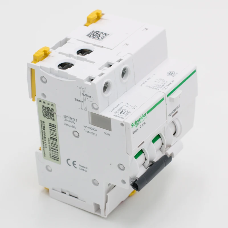 Автоматический выключатель Schneider A9IC65 пятого поколения защита от утечки