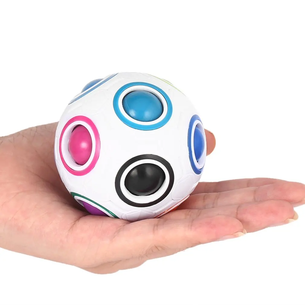 Волшебный шар Радуга для детей Fidget Cube Сферический магический куб мяч антистресс