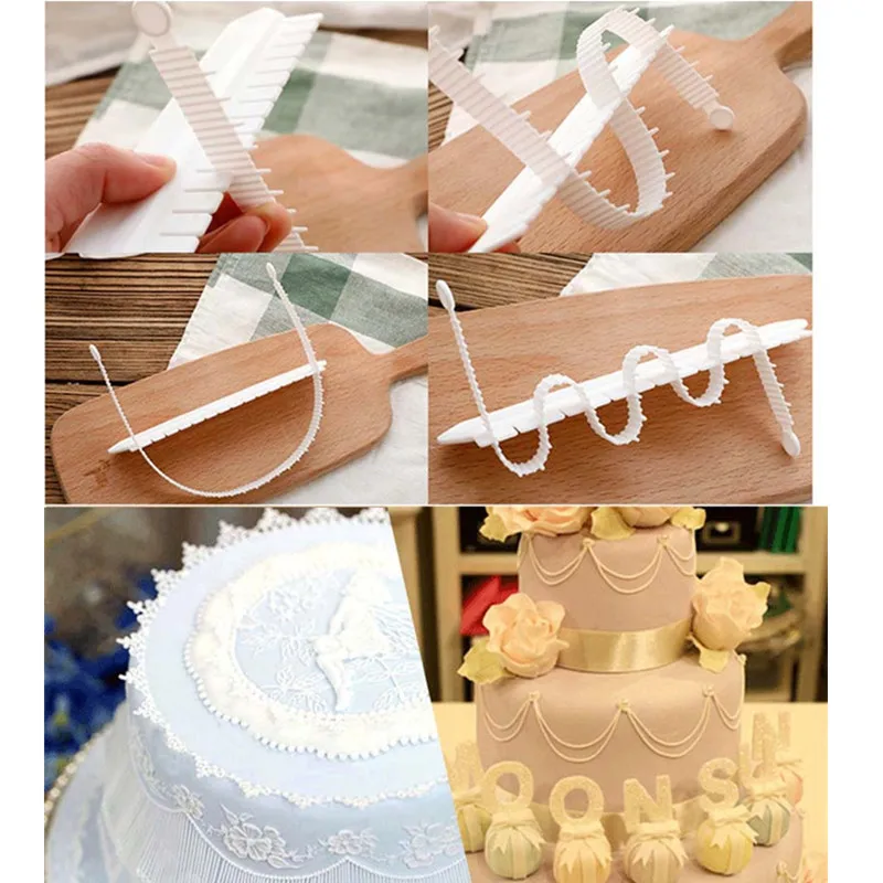 Adjustable Plastic Cake Border Decorating Tools Markers Fondant DIY Baking Pastry Mould | Дом и сад