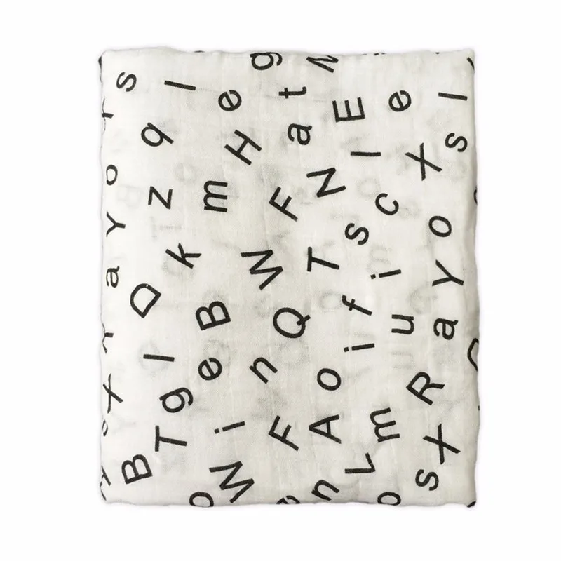 

Newborn swaddle Modern Burlap Baby 100% Bamboo fibre Aden anais Blanket Infant Parisarc XO/Cross Wrap super soft 110*116cm