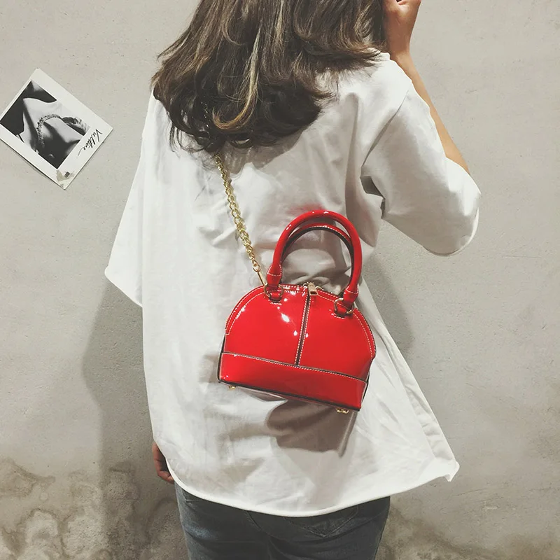 

New Female Bag High Quality PU Leather Women's Crossbody Bag Shoulder Messenger Bags Shell Bags Cute Casual Small Black Handbags