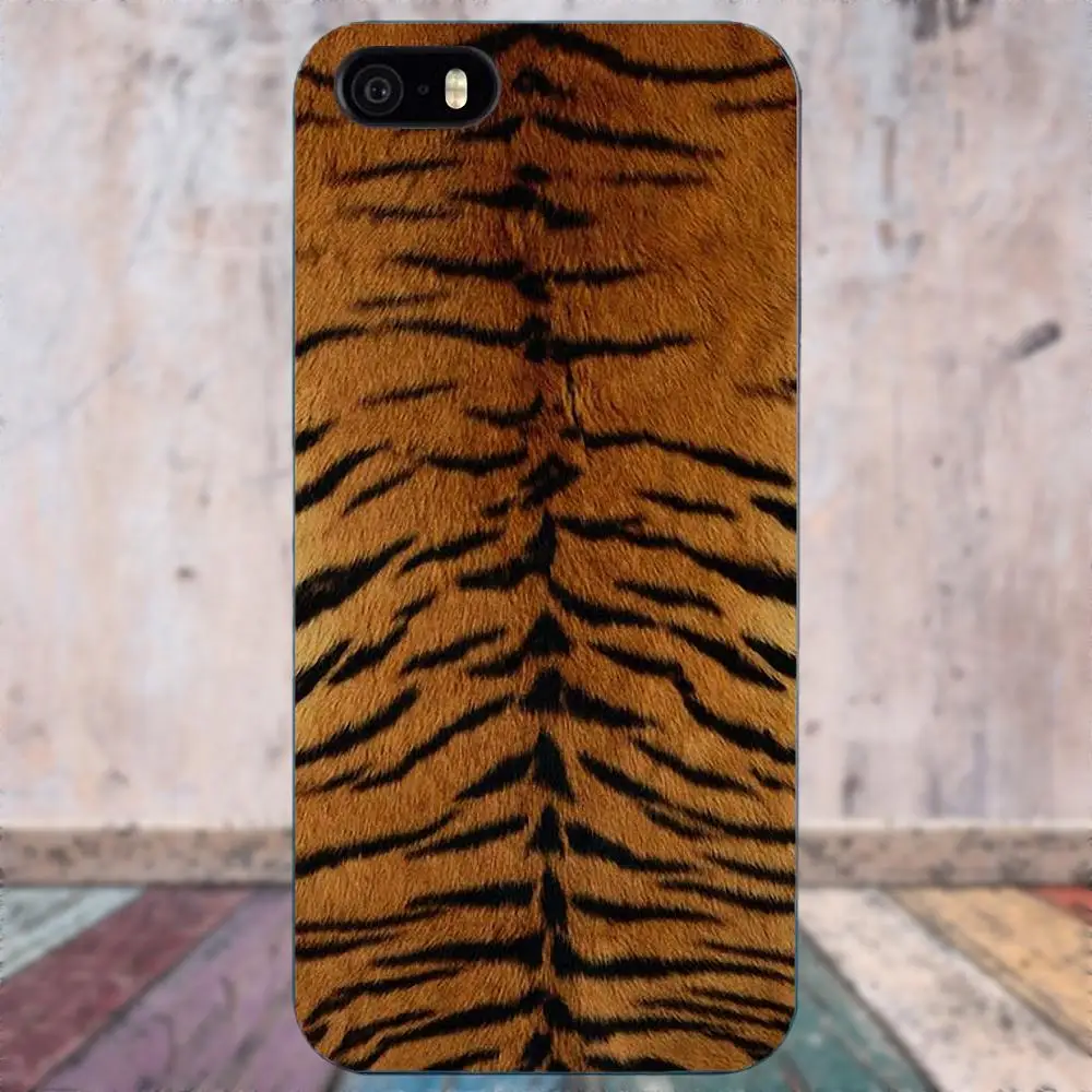 Текстурный рисунок из тигрового меха для Apple iPhone 4 4S 5 5C SE 6 6S 7 8 Plus X For LG G3 G4 G5 G6 K4 K7 K8 K10
