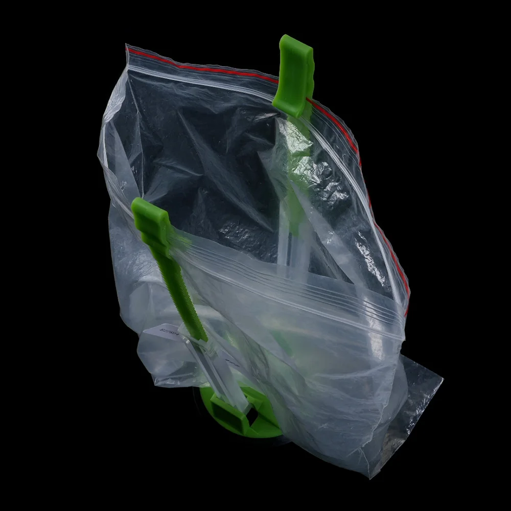 1 шт. Нескользящие регулируемые свободные руки мешковатые стойки клип Ziplock держатель мешка для хранения-L мешковатые стойки клип домашняя кухня сушка продуктов