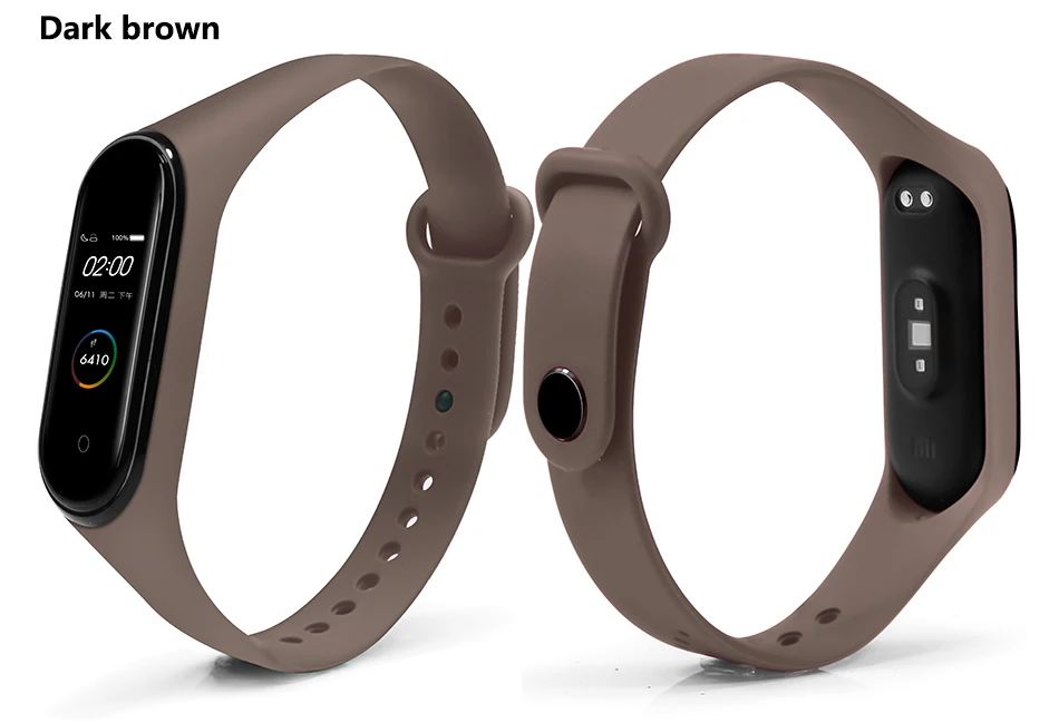BOORUI mi band 4 ремешка модный новейший mi band 3 ремешок силиконовый водонепроницаемый ремешок Замена для xiaomi mi band 3 4 band