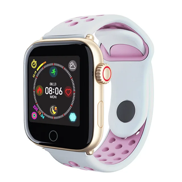 pink Z7 водонепроницаемые Смарт-часы для apple iphone ios Android - Цвет ремешка: pink