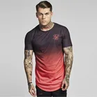 Футболка мужская с коротким рукавом, шелк, Канье Уэст, Сик, Повседневная рубашка в стиле хип-хоп, с асимметричным вырезом, на молнии, черная оранжевая