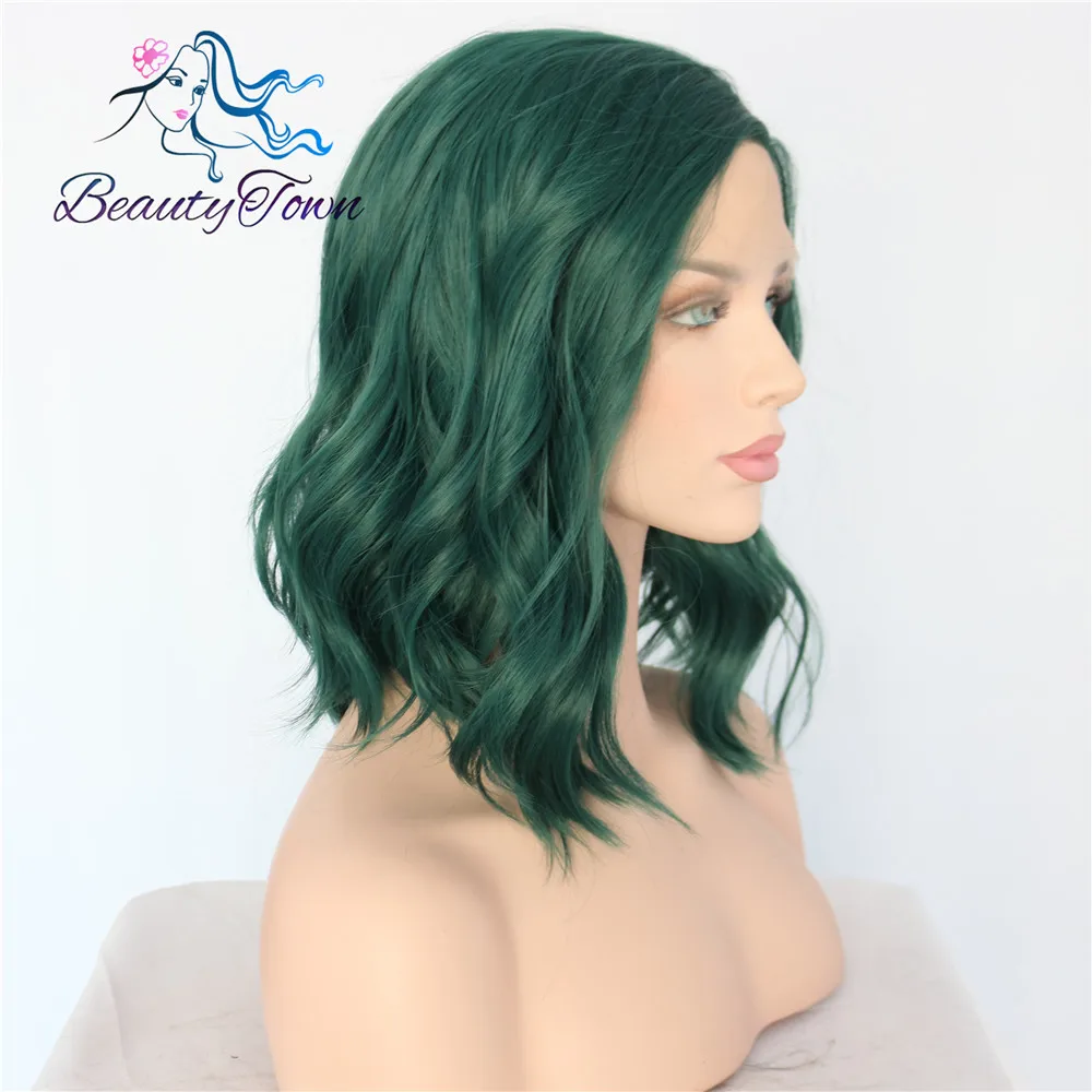 BeautyTown Polaris короткие термостойкие волосы черный Омбре блонд блоггер ежедневный макияж Синтетический кружевной передний Свадебный парик