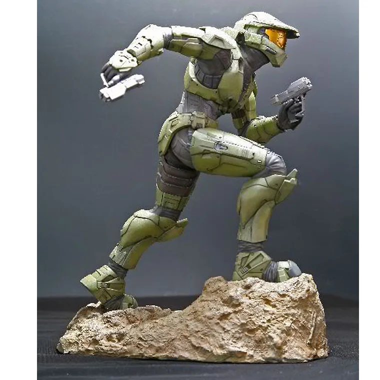 Хит продаж статуэтка Halo3 Kotobukiya Spartan 12 дюймов армейский зеленый цвет в коробке|master