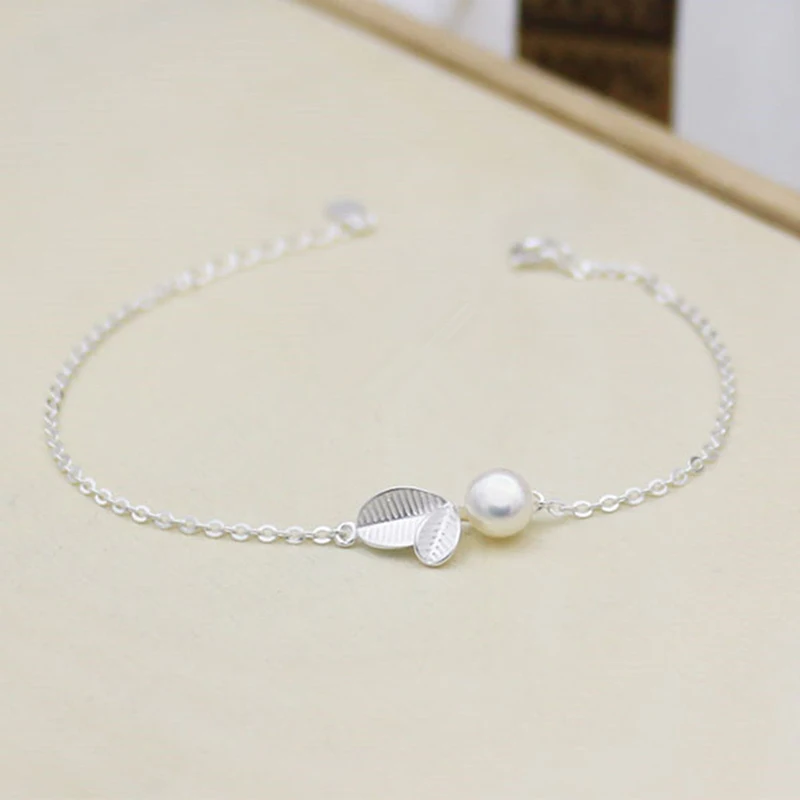 Браслет XIYANIKE из стерлингового серебра 925 пробы браслет с милыми жемчужными