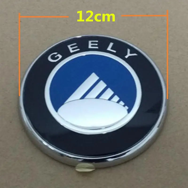 12cm Для Geely LC Cross, GC2-RV, GX2, Emgrand Xpandino, LC, Panda, Pandino, GC2, FC, Vision, автомобильная эмблема логотип - Название цвета: 12cm