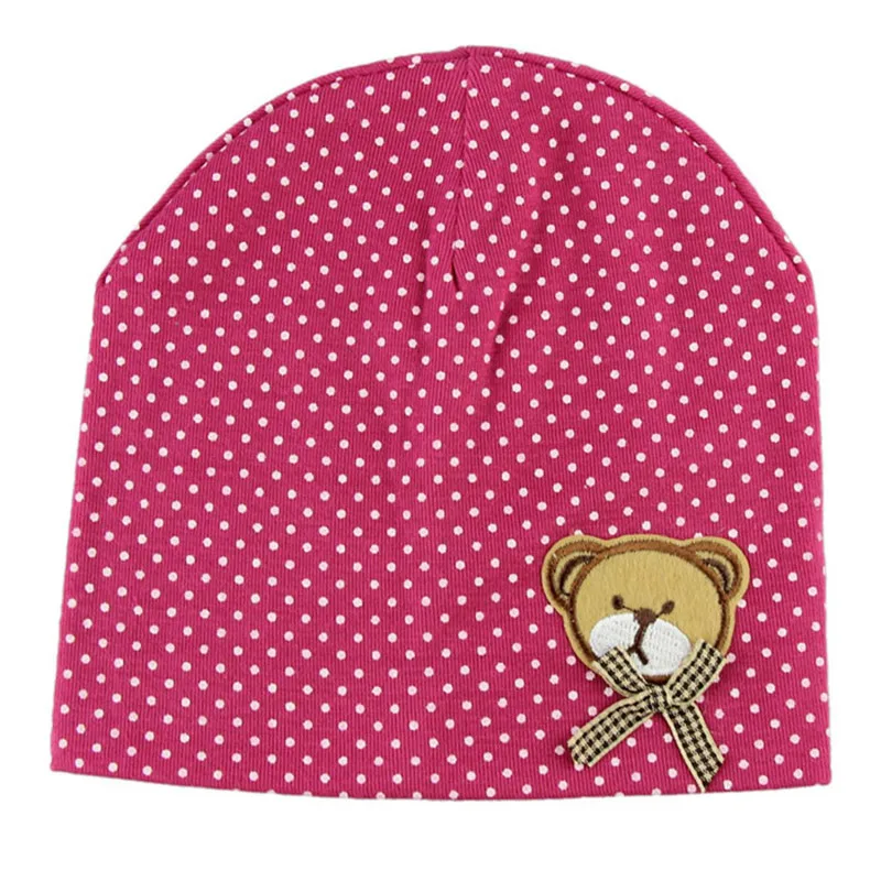 MUQDEW Kids Cap Hot Selling Spring Autumn Baby Head with Cute Little Bear Pattern Babys Cotton | Детская одежда и обувь