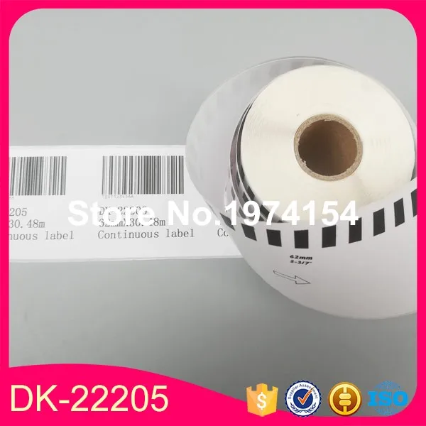 2 рулона для заправки ярлыков совместимых с фотоэтикеток 62 мм * 30 48 м непрерывная
