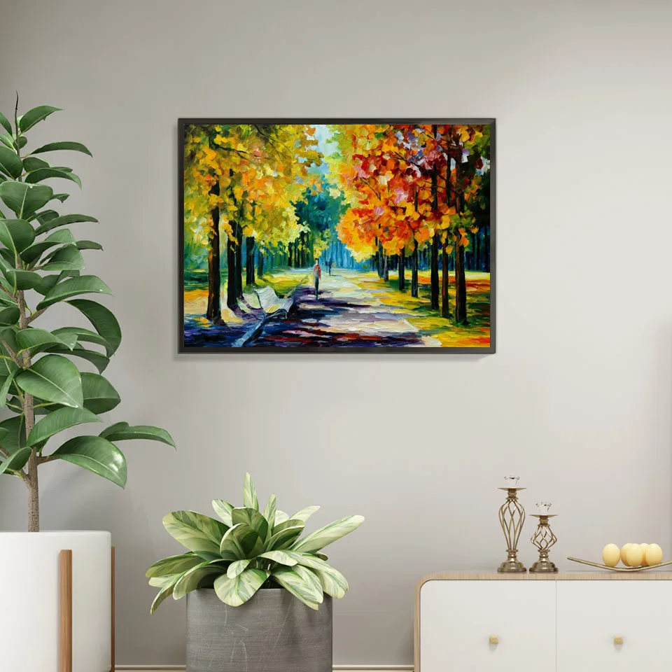 Boulevard Abstract Print Canvas Poster Oil Painting Wall Art Pictures For Living Room Home Decor L090 | Дом и сад