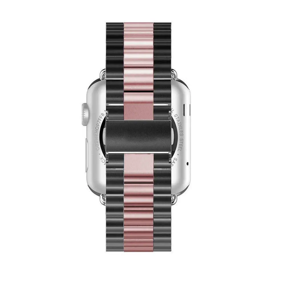 Нержавеющая сталь ремешок для наручных часов Apple Watch серии 3/2/1 38 мм 42 мм металлический спортивный ремешок для наручных часов iwatch серии Мода ремешок D30