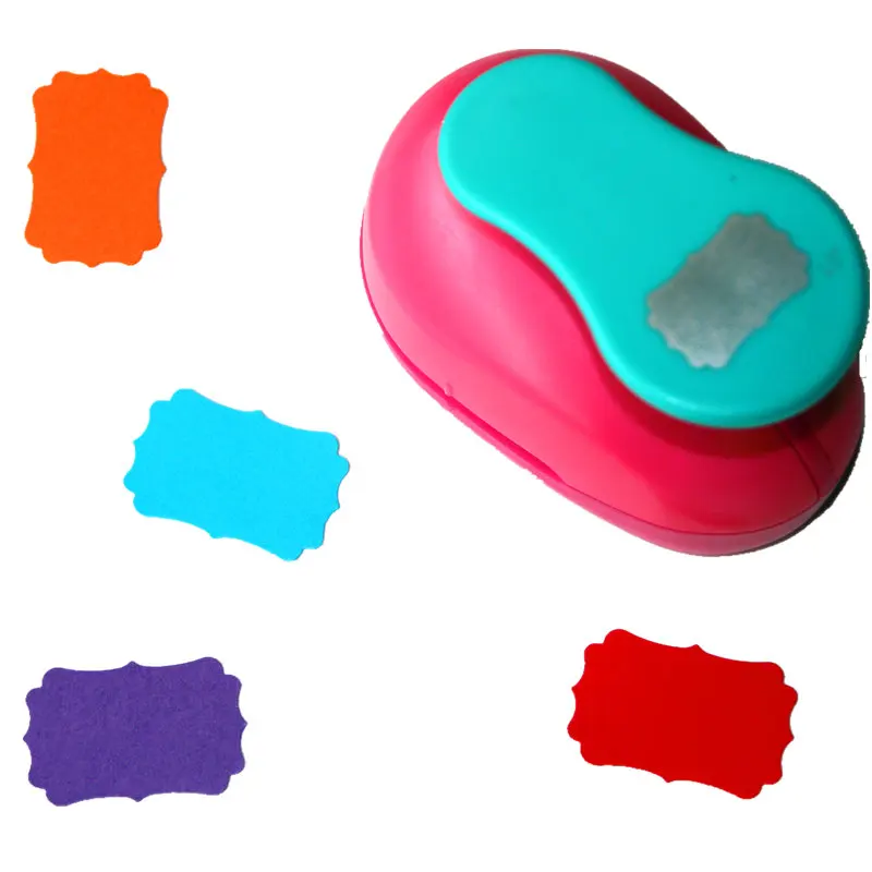 

3.5cm DIY Paper Printing Card Cutter Scrapbook Shaper Large-scale Embossing device Hole Punch Kids Handmade Craft gift YH16