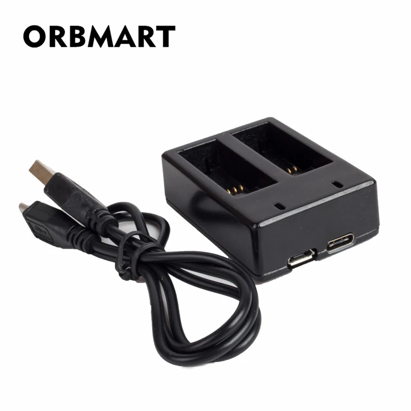Зарядное устройство на два порта с Usb кабелем для камеры Gopro Hero 8 5 6 7|gopro port|for gopro