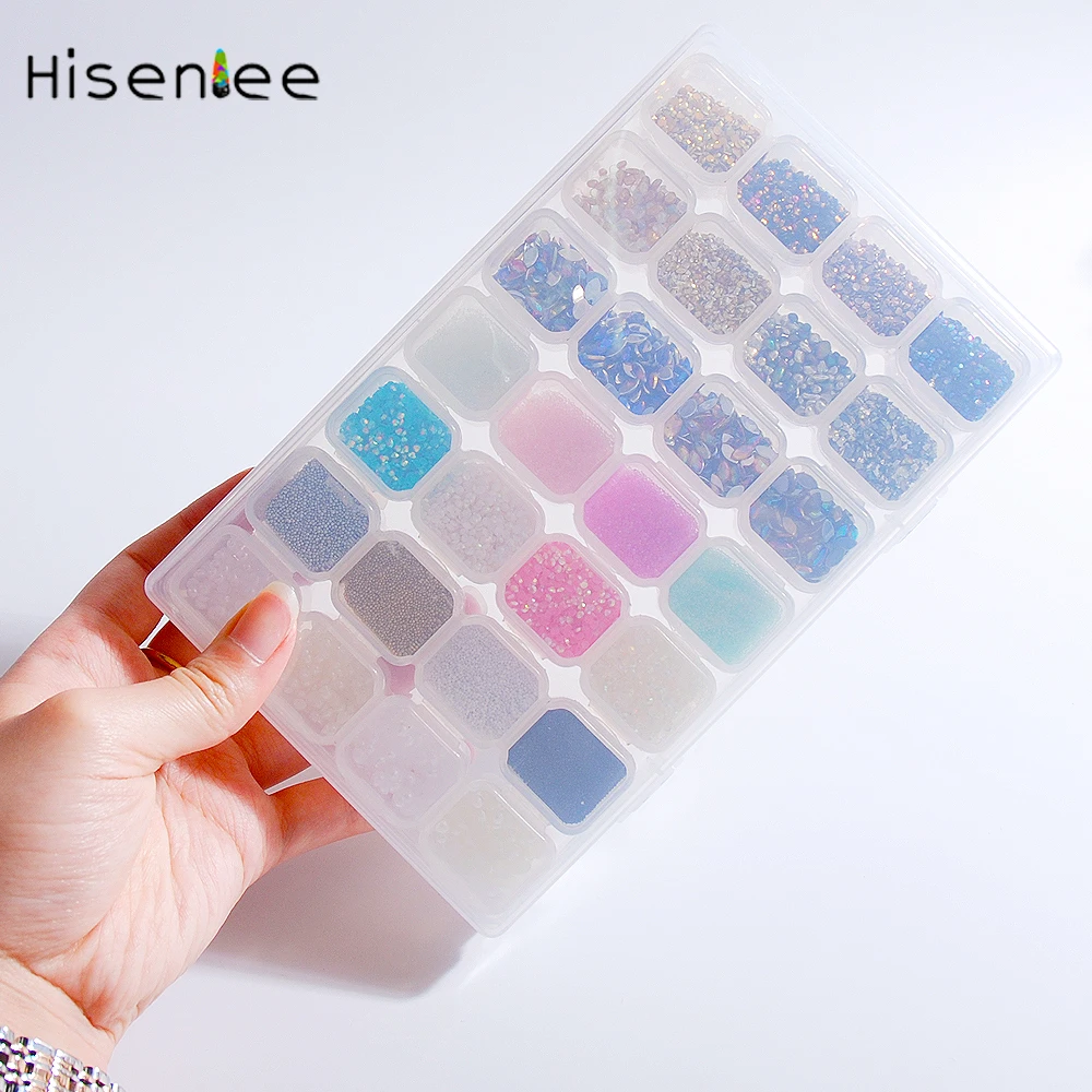 

The New Shiny DIY Combination Use For Nail Shop Decoration Design Pearl/Resin AB Style Charm RhineStone 3D Art Accessories Tools