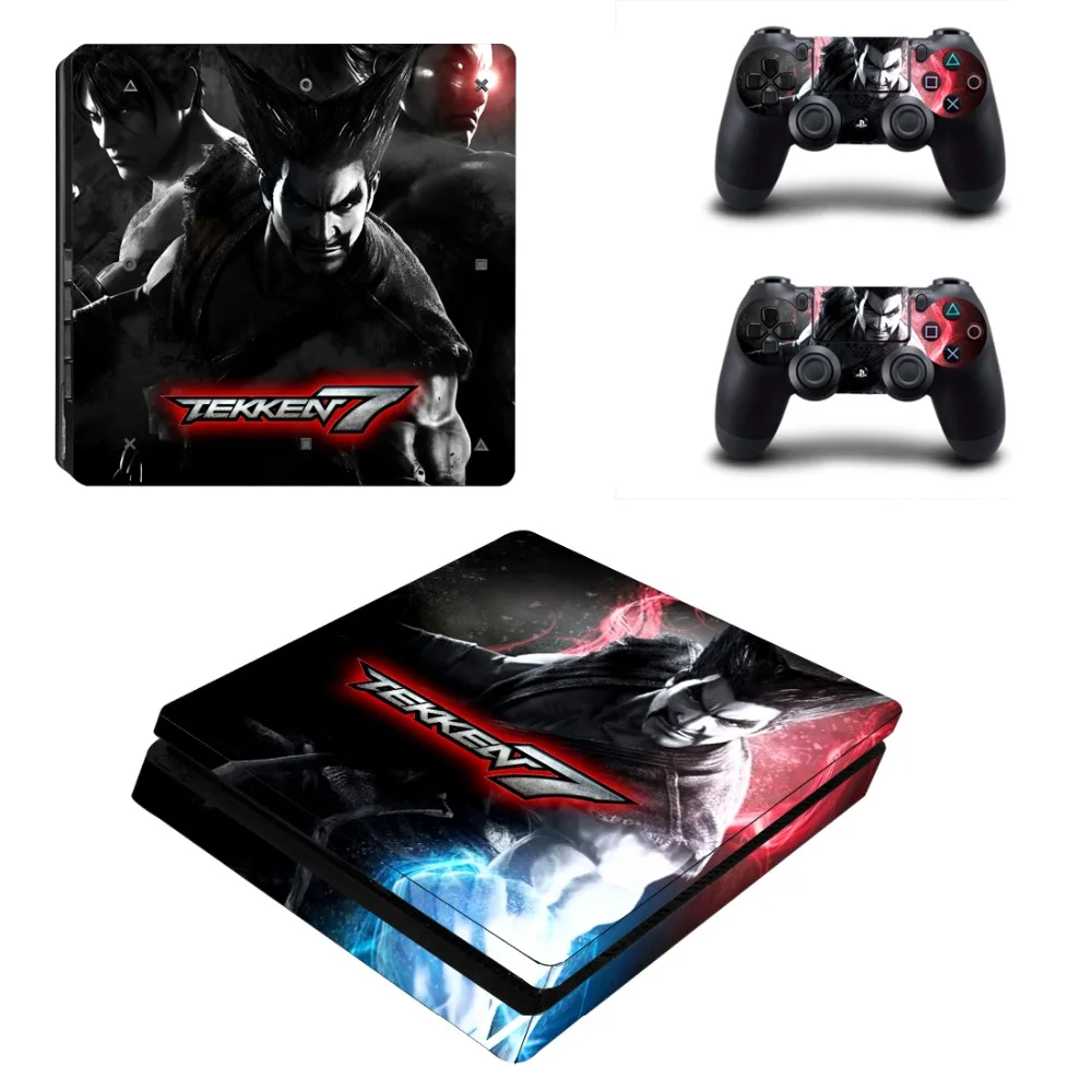 Игровая наклейка Tekken 7 PS4 Slim Skin для консоли Sony PlayStation 4 и контроллеров Виниловая