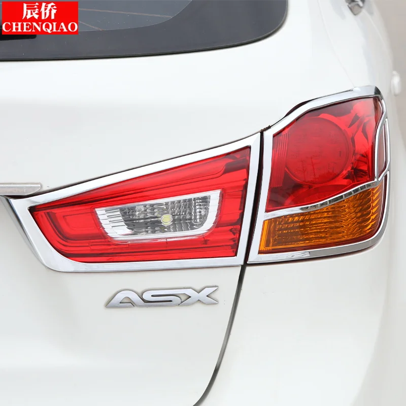 For Mitsubishi ASX 2013-2019 Car front/Rear fog light lamp frame ABS Chrome cover trim panel Car-styling Covers | Автомобили и