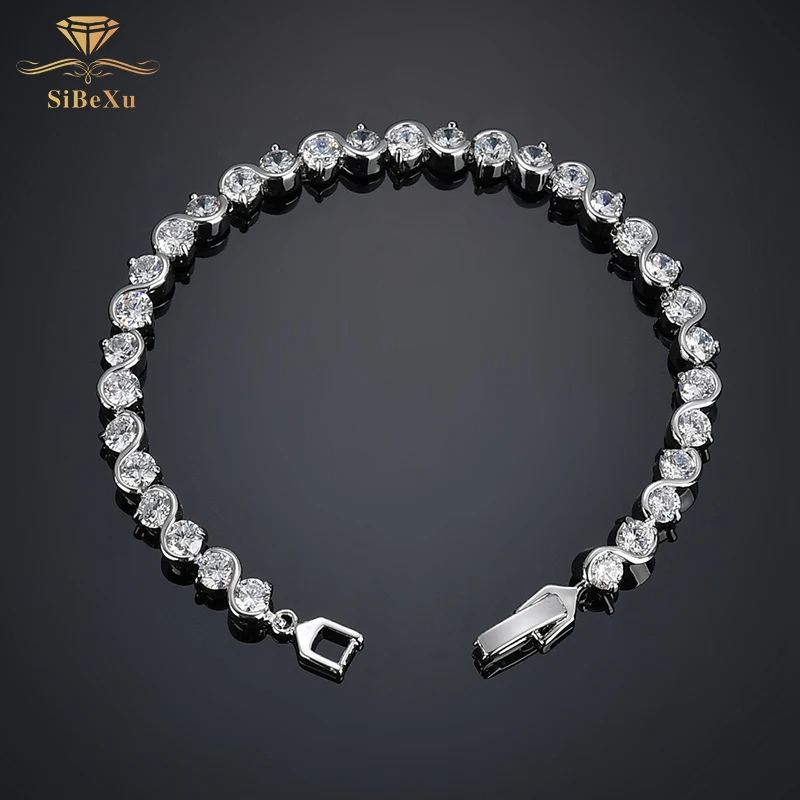 Новый модный браслет женский с кристаллами swarovski подарки Ювелирные изделия