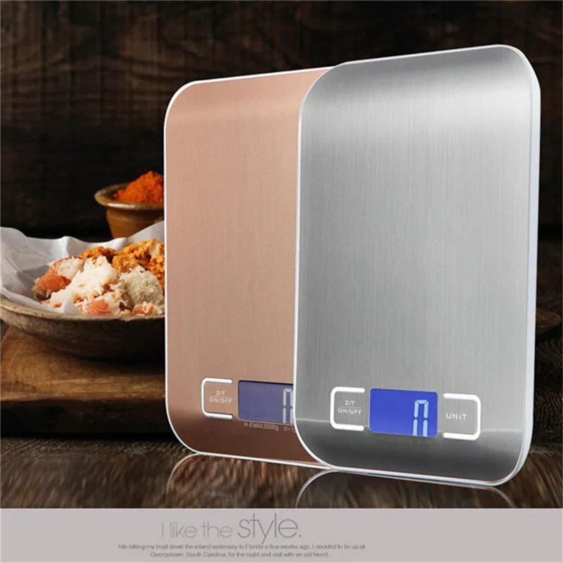 Профессиональные 5000 г/1 г мини карманные электронные кухонные весы Портативный