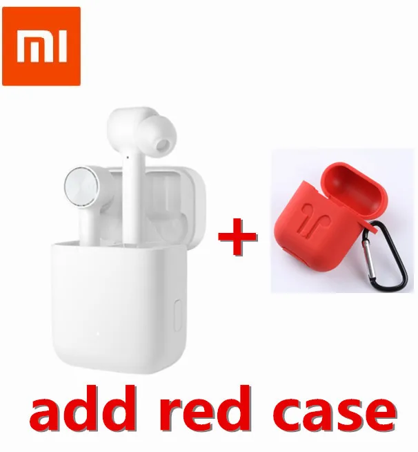 airdots air ad red Xiaomi Airdots Pro Air Tws Bluetooth гарнитура истинные беспроводные стерео спортивные наушники Anc переключатель Enc автоматическая пауза управление - Цвет: airdots air ad red