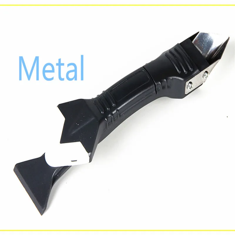 Metal Onnfang Профессиональный скребок клеевой триммер клеевой шпатель герметик шпатель строительный инструмент стеклоочиститель герметик скребок ручной инструмент - Цвет: Metal