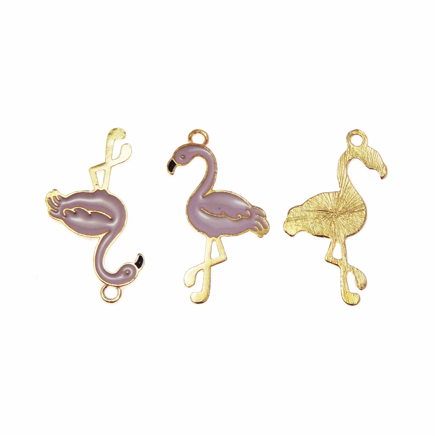 10 шт. 20 33*20 мм модные эмалевые подвески из сплава с фламинго милые DIY Подвески