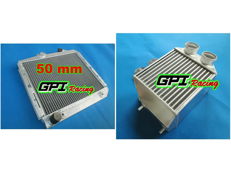 Алюминиевый радиатор и интеркулер 52 мм для RENAULT SUPER 5/R5 9/11 1 4 л GT TURBO AT 85 91|Охлаждение
