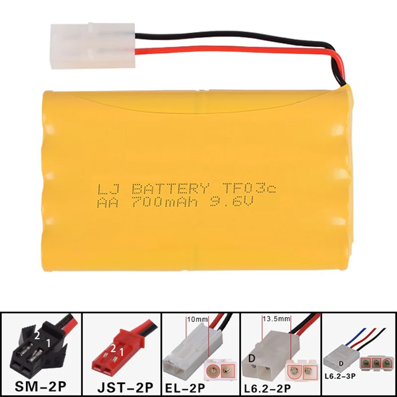 9 6 v 700mah AA NI CD H батарея электрические игрушки RC автомобиль корабль Робот Танк