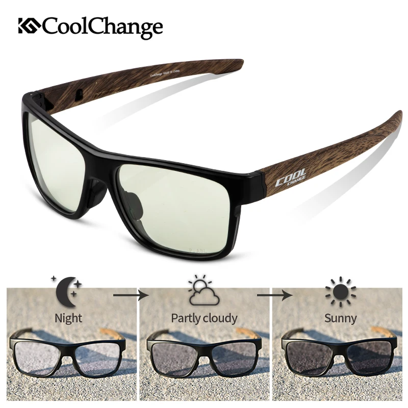 CoolChange, очки для велоспорта, для улицы, TR-90, фотохромные, велосипедные очки, поляризационные очки, очки для горного велосипеда, для мужчин, для женщин