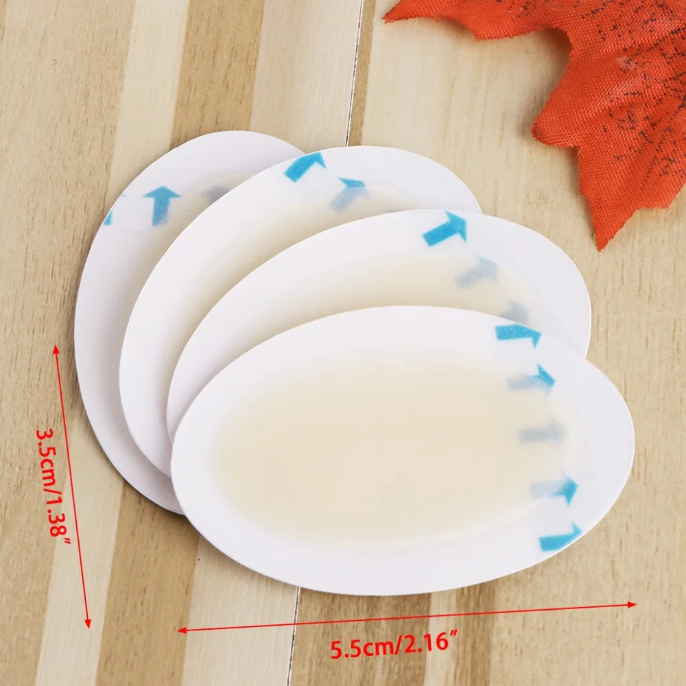 

ZLROWR 4Pcs Foot Care Skin Hydrocolloid Relief Plaster Blister Patch Heel Protector New
