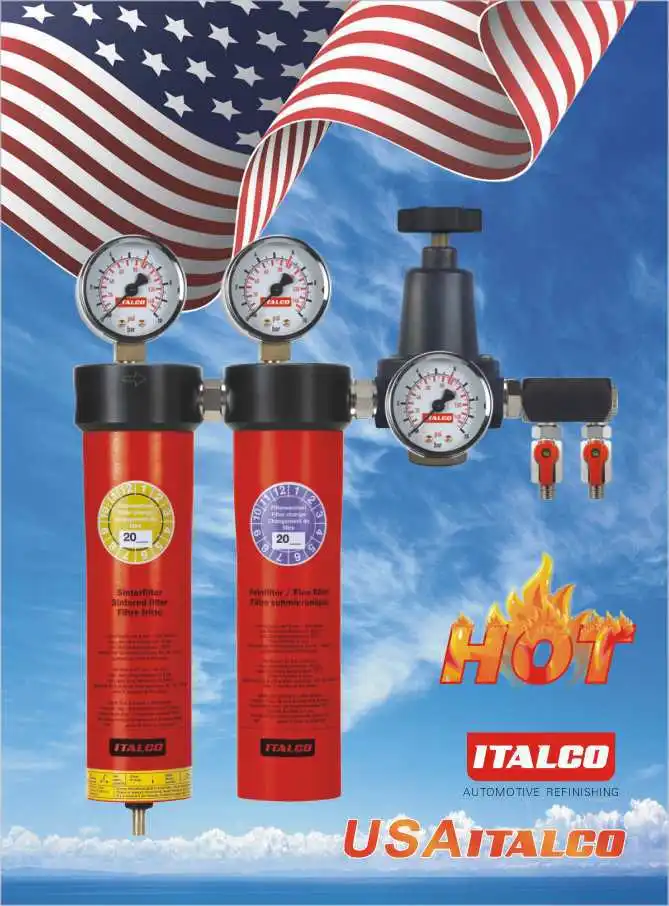 Профессиональный воздушный фильтр ITALCO AC6002 для пистолета распылителя с верхним