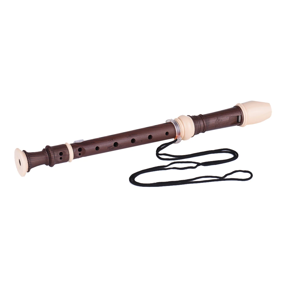QIMEI QM8A-5G Detachable Soprano Recorder German Style 8 Hole Key of C Wind Instrument with Cleaning Rod Bag for Beginner | Спорт и