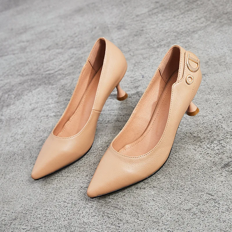 Туфли на высоком каблуке Zapatos Mujer Tacon Профессиональная женская обувь с острым