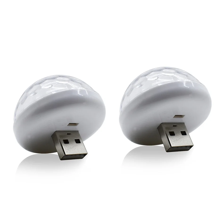 Для внутреннего оформления автомобиля неоновый светлый цветной светодиод USB RGB Декор музыкальная лампа атмосферная лампа Автомобильные аксессуары Автомобильные огни новое поступление - Испускаемый цвет: 2PCS